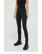 Legginsy legginsy damskie kolor czarny z aplikacją - Answear.com Liu Jo