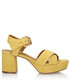 Sandały 3i Żółte sandały