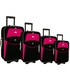 Torba podróżna Pellucci Duża walizka  773 L - Czarno Różowa