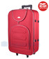 Walizka Pellucci Średnia walizka  801 M - Czerwona