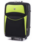 Walizka Pellucci Bardzo mała kabinowa walizka  102 XS Czarno Zielona