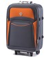 Walizka Pellucci Bardzo mała kabinowa walizka  102 XS Szaro Pomarańczowa