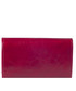 Portfel Kemer Portfel damski skórzany Swarovski Elements DV140 Czerwony