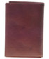 Portfel Kemer Portfel męski skórzany  M6 Jasno brązowy