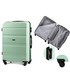 Walizka Kemer Mała kabinowa walizka  AT01 S Metaliczny Niebieski
