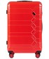 Walizka Kemer Duża walizka  WINGS PC185 L Czerwona