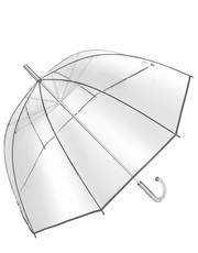 parasol Parasol z czaszą w kształcie dzwonu, BELLEVUE, transparentny - kemer.pl