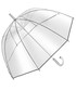 Parasol Kemer Parasol z czaszą w kształcie dzwonu, BELLEVUE, transparentny