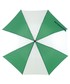 Parasol Kemer Parasol składany manualny  REGULAR Zielony / Biały