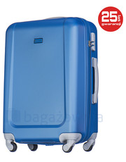 walizka Średnia walizka  IBIZA ABS04B 7 Niebieska - bagazownia.pl