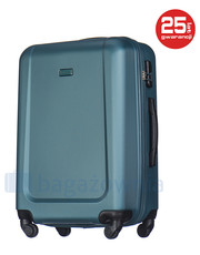 walizka Średnia walizka  IBIZA ABS04B 5A Zielona - bagazownia.pl