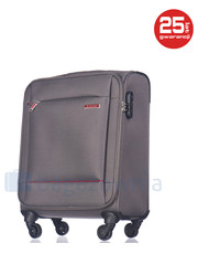 walizka Mała kabinowa walizka  PARMA EM50720C 4 Szara - bagazownia.pl