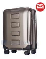 walizka Mała kabinowa walizka  VANCOUVER PC022C 6 Złota - bagazownia.pl