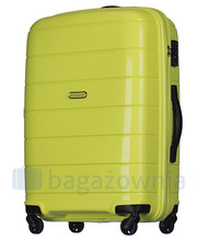 walizka Średnia walizka  MADAGASCAR PP013B 5 Limonkowa - bagazownia.pl