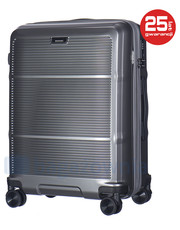 walizka Średnia walizka  VIENNA PC021B 4 Szara - bagazownia.pl