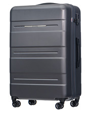 walizka Duża walizka  ATLANTA PC025A 4 Szara - bagazownia.pl