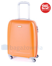 walizka Mała kabinowa walizka  BARCELONA ABS01C 9 Pomarańczowa - bagazownia.pl