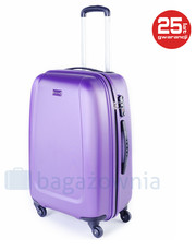 walizka Średnia walizka  BARCELONA ABS01B 7B Fioletowa - bagazownia.pl