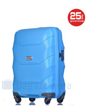 walizka Mała walizka kabinowa  MIAMI PP011C 7 Błękitna - bagazownia.pl