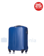 walizka Mała kabinowa walizka  PARIS ABS03C 7 Niebieska - bagazownia.pl