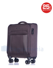 walizka Mała walizka kabinowa  BERLIN EM50390C 2 Brązowa - bagazownia.pl