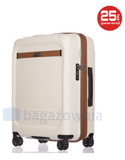 walizka Średnia walizka  STOCKHOLM PC020B 8 Biała - bagazownia.pl