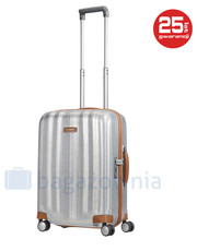 walizka Mała kabinowa walizka  LITE-CUBE DLX WIDTH 103349 Srebrna - bagazownia.pl