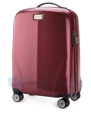 walizka Mała kabinowa walizka  56-3P-571-35 Bordowa - bagazownia.pl