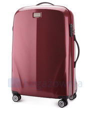 walizka Średnia walizka  56-3P-572-35 Bordowa - bagazownia.pl