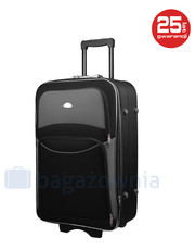 walizka Średnia walizka  773 M Czarno szara - bagazownia.pl