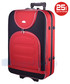 Walizka Pellucci Duża walizka  801 L - Czerwony / Czarny