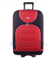 Walizka Pellucci Mała kabinowa walizka  801 S - Czarny / Czerwony