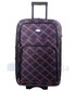 Walizka Pellucci Średnia walizka  773 M - Czarna / Czerwona