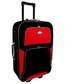 Walizka Pellucci Mała kabinowa walizka  301 S Czarno Czerwona