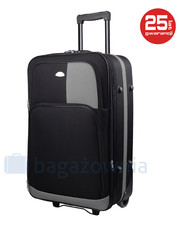 walizka Duża walizka  652 L - Czarny / Szary - bagazownia.pl