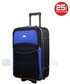 Walizka Pellucci Średnia walizka  773 M Czarno niebieska