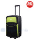 Walizka Pellucci Mała kabinowa walizka  773 S Czarno zielona
