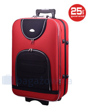 walizka Średnia walizka  801 M - Czerwony / Czarny - bagazownia.pl