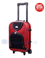 walizka Mała kabinowa walizka  801 S - Czerwony / Czarny - bagazownia.pl