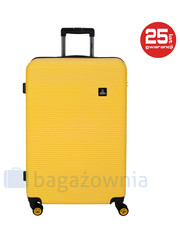 walizka Duża walizka  Abroad Żółta - bagazownia.pl