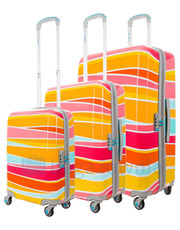 walizka Zestaw walizek Cross Colors URBE - bagazownia.pl