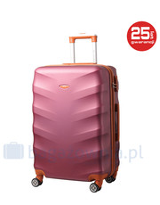 walizka Średnia walizka  EXCLUSIVE 6881 M Bordowo brązowa - bagazownia.pl