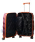 Walizka Kemer Mała walizka  EXCLUSIVE 6881 S Bordowo brązowa