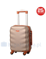 walizka Bardzo mała walizka  EXCLUSIVE 6881 XS Złoto brązowa - bagazownia.pl