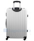 Walizka Kemer Średnia walizka  DUBAI 8203M Biała