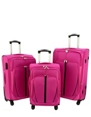 walizka Duża walizka  1706 L Różowa - bagazownia.pl