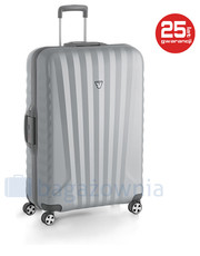 walizka Bardzo duża walizka  UNO SL 5141-0225 Srebrna - bagazownia.pl