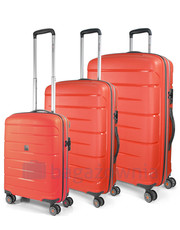 walizka Zestaw walizek  Starlight 2.0 3400-12 Pomarańczowe - bagazownia.pl