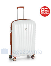 walizka Średnia walizka  UNO DELUXE 5212-0460 Biała - bagazownia.pl
