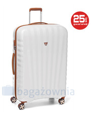 walizka Bardzo duża walizka  UNO DELUXE 5211-0460 Biała - bagazownia.pl